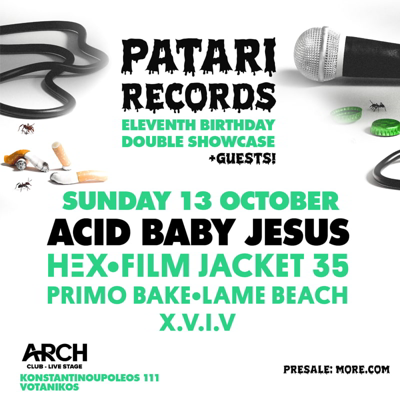 PATARI SHOWCASE POSTER VENUES SUNDAY