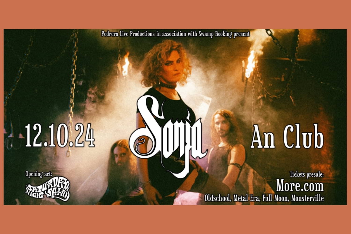 Sonja live in Athens | 12.10.24, An Club | opening act: Saturday Night Satan