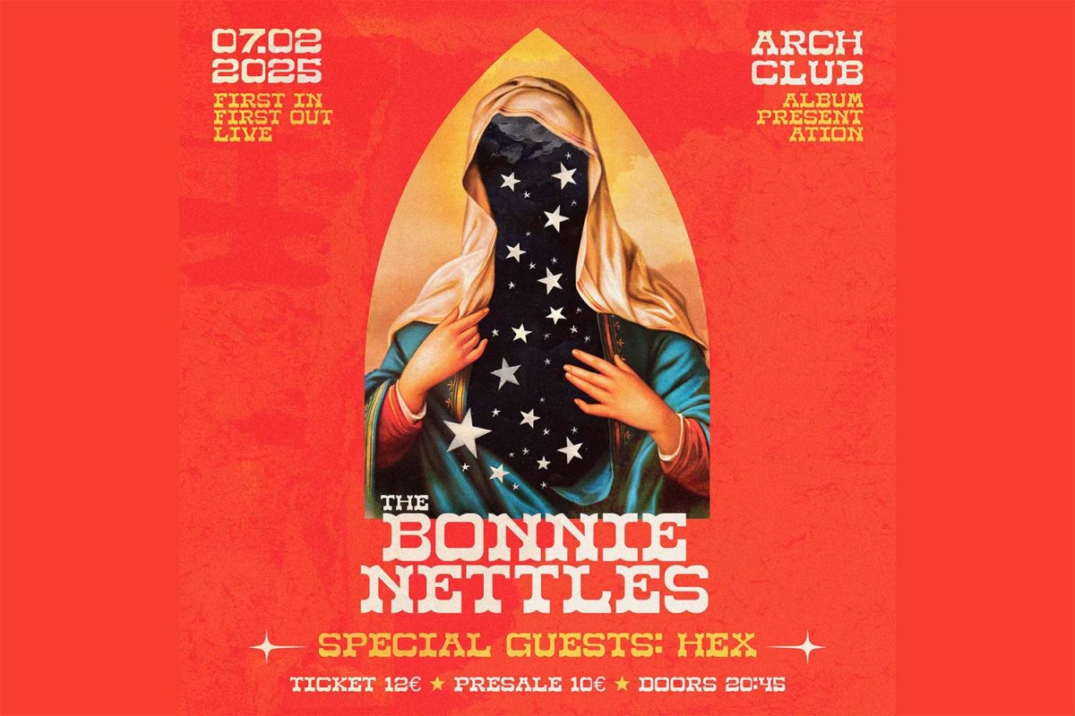 THE BONNIE NETTLES | First In / First Out | Live Album Presentation | Παρασκευή 7 Φεβρουαρίου @ Arch Club, Special Guests: HEX