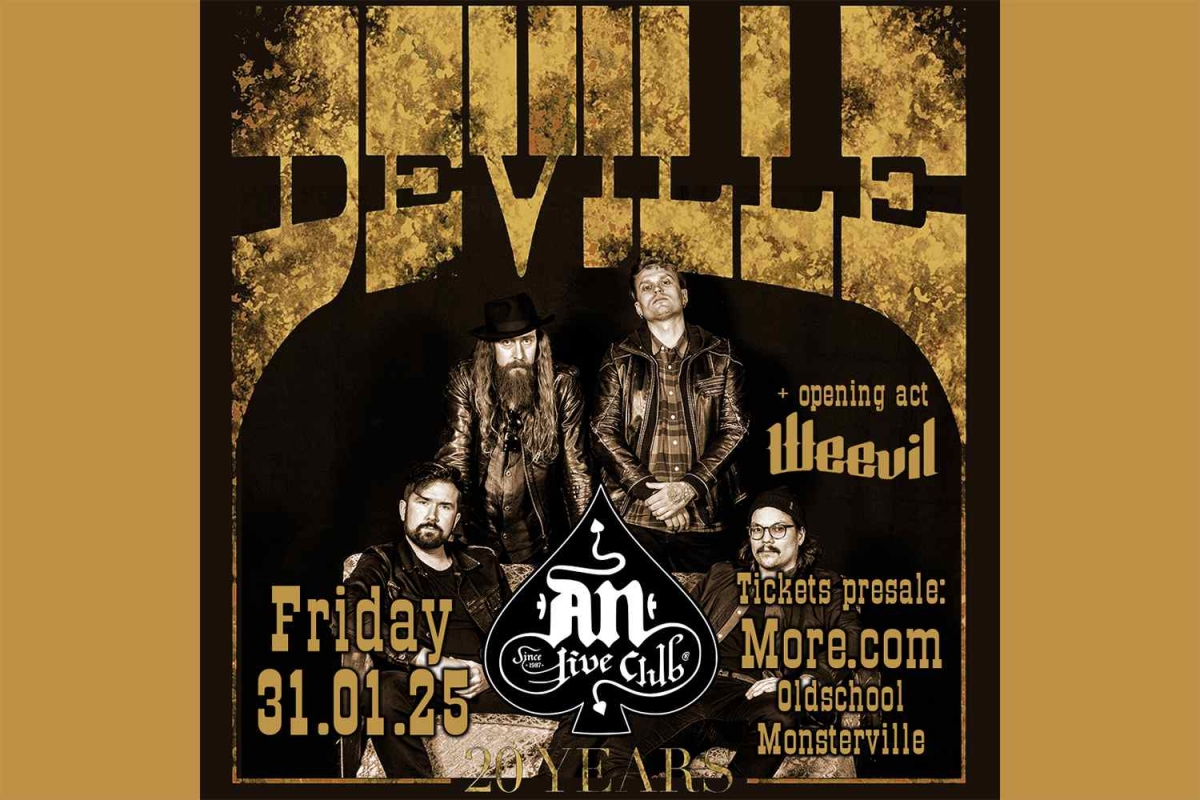 DEVILLE | 20th Anniversary Show | 31.01.25, An Club | Opening act: Weevil + Lokruz