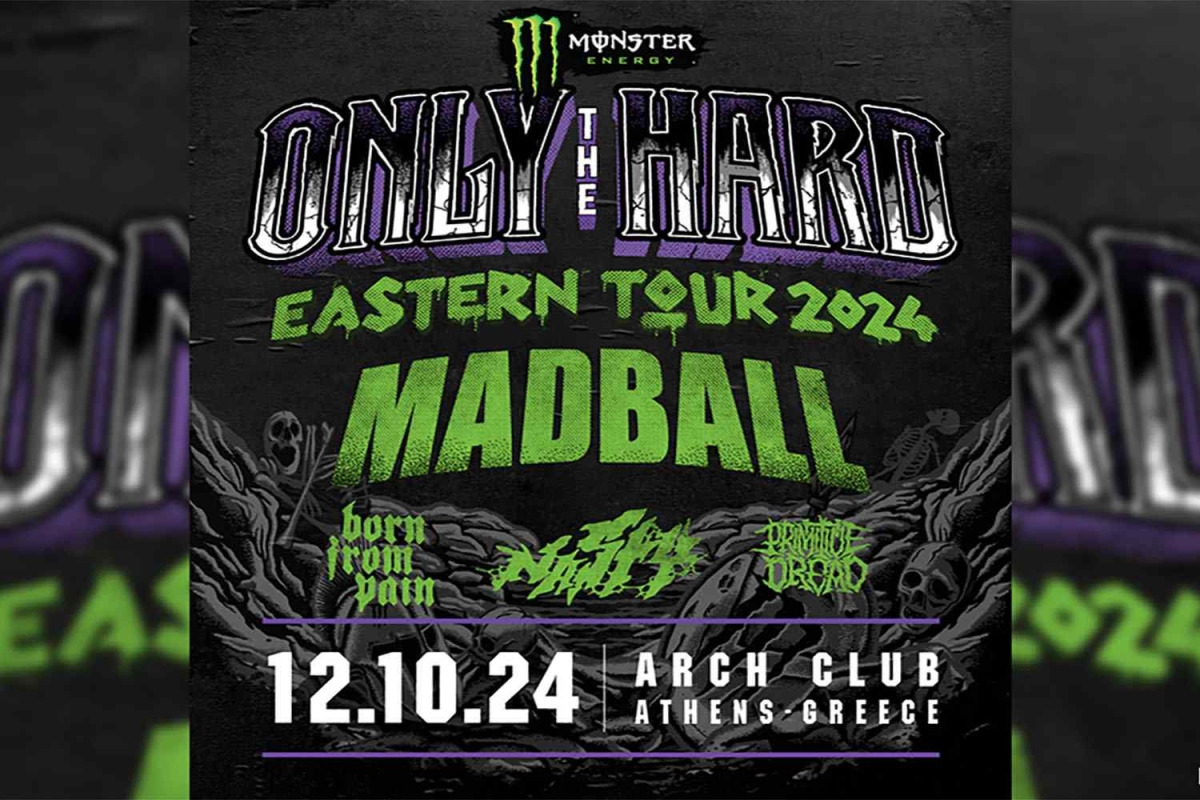 MADBALL (US) + NASTY (BE) + BORN FROM PAIN (NL) LIVE στο Arch Club, στις 12 Οκτωβρίου!